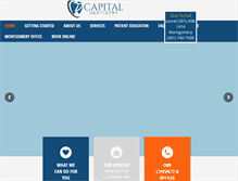 Tablet Screenshot of capitaldentistry.com